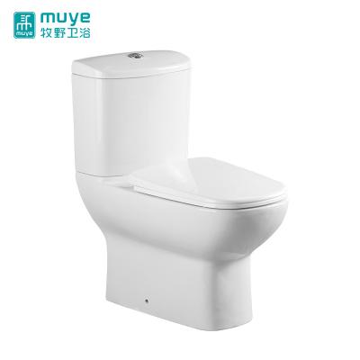 China Cheapest Modern Contemporary Ceramic Tank Space Saving Concealed Two Piece Toilet for sale