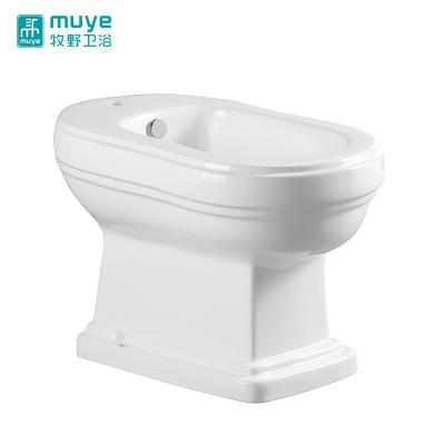 China Sefl-cleaning hotel bathroom equitment women restroom ceramic self cleaning bidet sanitary toilet for sale