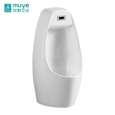 China Wholesale Male Wall Sanitary Rack Porcelain Urinal Use Sensor Ceramic Automatic Urinal for sale