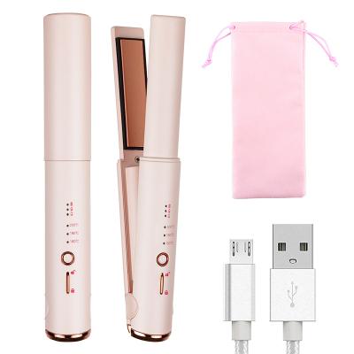 China New Magic Wand Hair Curler Iron Hair Straightener Curling Machine Coldless Curling Iron Cordless Hair Straightener for sale