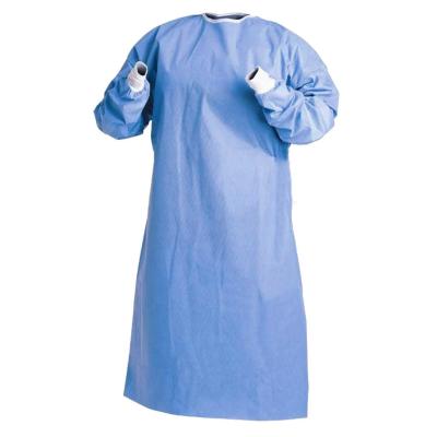 China Disposable Sterile Medical Consumables Fully Reinforced Non Woven Surgery Gowns for sale