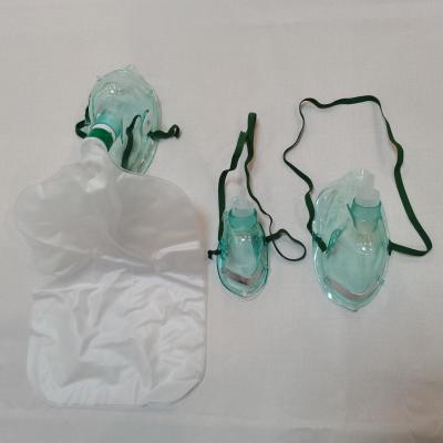 China Het medische Draagbare Zuurstofmasker van Rangpvc voor Volwassene en Kind met Elastische Riem Te koop