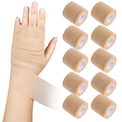 China Selbstklebendes Sportband Handgelenk Knöchel Steril Gauze Verband Rollen Chirurgische Gauze Rollen zu verkaufen