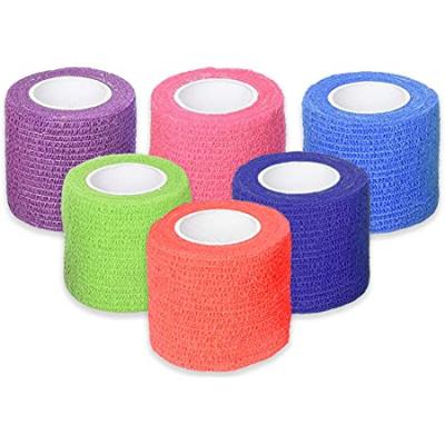 China 7.5cm*4.5m Cotton And Spandex Fabric Tear Stretch Adhesive Bandage Custmed à venda