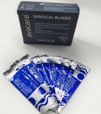 Κίνα Disposable Surgical Blade Sterile Stainless Steel Carbon Steel Surgical Scalpel Blade προς πώληση