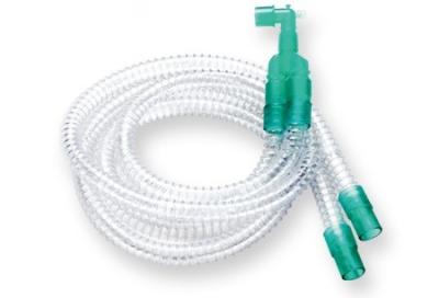 China 1.5m/1.8m Disposable Reinforced PVC Anesthesia Circuirt For Adult/Pediatric Use for sale