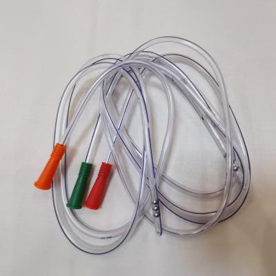 China PVC Enteral Feeding Tube Gravity Gastrostomy Stomach Tube Sizes Fr16 With Guide Wire for sale