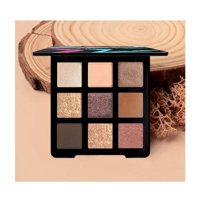 China Hot Sale 12 Color Eyeshadow Palette Powder Waterproof Waterproof High Fat Soft Long Lasting Colors for sale