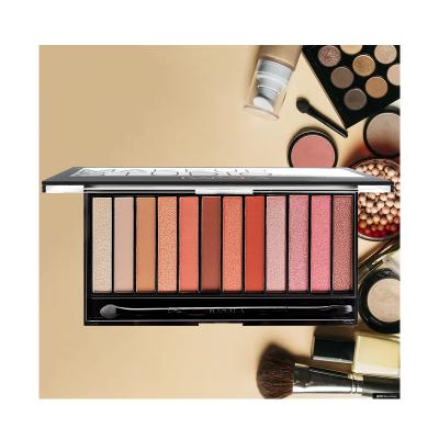 China Wholesale Waterproof Eyeshadow Palette 12 Colors High Quality Eyeshadow Is Not Easy To Fade Waterproof for sale