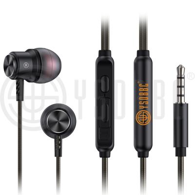 China YS101 In-Ear Sound Canceling OEM Wired Earbuds Play HD In Ear Earphone With MIC 3.5mm Wired Earphone Earbuds for sale