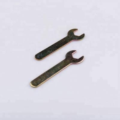 China Hot Selling Multi Functional Open End Carbon Steel Single Stamp Key Galvanized Thin Wrench for sale