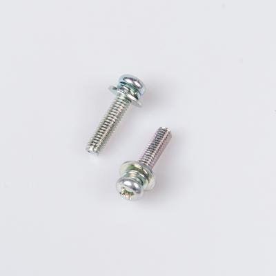 China Cheese hot sale stainless steel hexagon head in 2021 three parts combination screw for sale