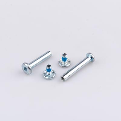 China Carbon Steel Binding Custom Male And Female Chicago Screws For Book Binding for sale