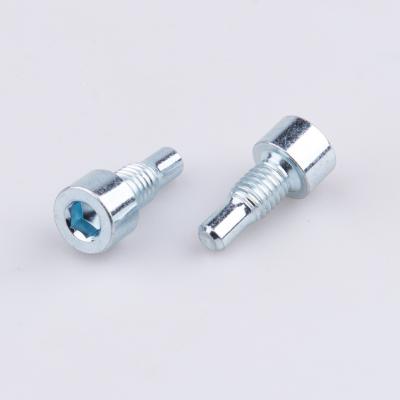 China Hot Sales Carbon Steel Cheese Hex Socket Cheese Head Screw With Dog Point for sale