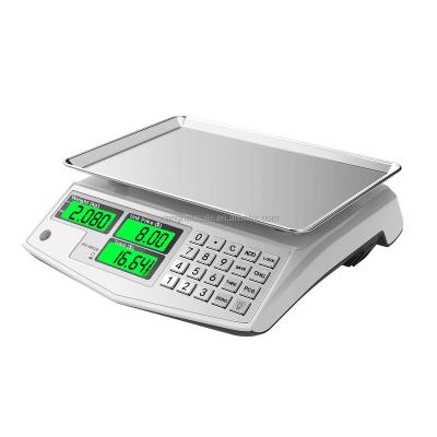 China WITH LID Electronic Price Bench Computing Scale With Metal Keypad for sale