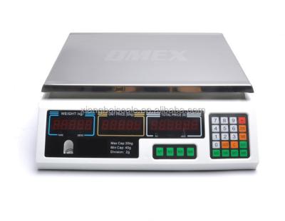 China ABS Grocery Electronic Food Price Calculation Scale for sale