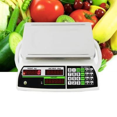 China WITH LID Portable Digital Food Farmer Market Deli Meat Grading Retail Scale for sale