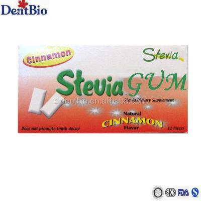 China Cinnamon Free Functional Stevia Xylitol Sugar Gum Chewing Gum 1.5g or 1.08g/pc for sale