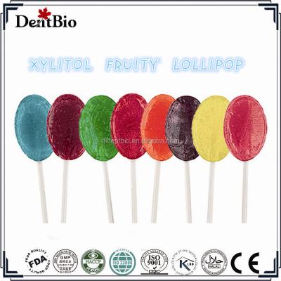 China Various Flavor Xylitol Fruity Sugar Free Lollipop Sugar Free Lollipop for sale