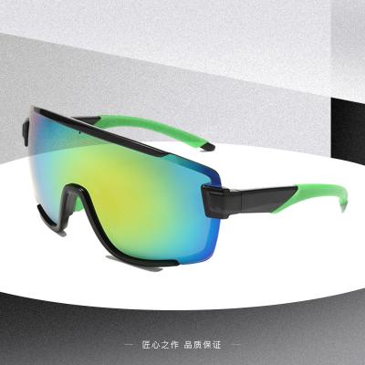 China PC Outdoor Sports Glass Men Sunglasses Cycling HD Sun Glasses Shine Color for sale