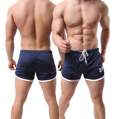 China Triangle Mens Track Pants Summer Double Pants Lace Up Fitness Running Youth Shorts Mens Beach Pants for sale