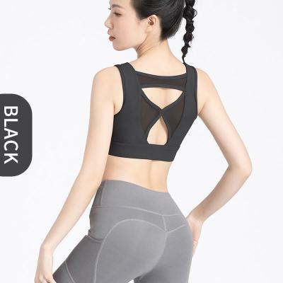 China Free Sample Factory Sports Activewear 2022 Sweat-Wicking and Lifting Fitness Fitness Gym Crop Bra Beauty Upper Back Yoga Bra for sale