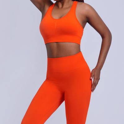 China Recyclable Women Anti-UV Gym Wear Nylon Sweatsuit Sets Tracksuit Yoga Clothes Workout Sets Sustainable Activewear Yoga Suit for sale