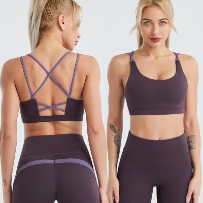 China 2022 New Arrival Breathable Wholesale Hot Sale Sexy Seamless Bra Long Pants Gym Sports Wear Fitness Clothing Fitness Yoga Wear for sale