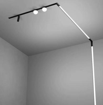 China 2021 Minimalist Modern DC48V Led Track Light Outdoor Recessed Pendant Hanging Led Aluminum Profile Dimming Magnetic Track Lights for sale