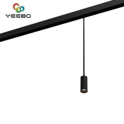 China Low Voltage 48V Minimalist Slim Linear Led Track Rail Outdoor Recessed Pendant Led Aluminum Profile Dimming Magnetic Track Light for sale