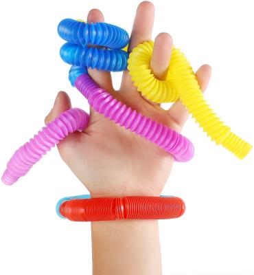 China PE noise tubes sensory toys, fine motor skills toddler toys, fidgety person toys for kids sensory and study toys for sale