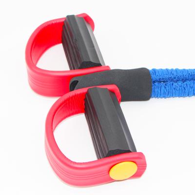 China TPE/Latex Resistance Bands Sit Up Pull Rope Portable Multifunctional Heavy Duty Elastic With Non-slip Foot Pedal for sale