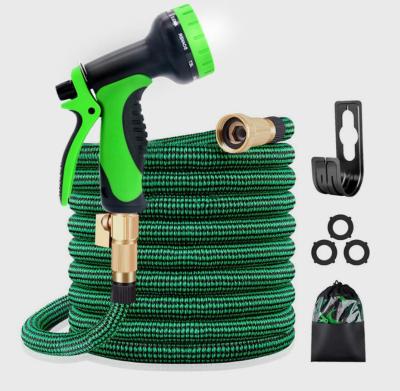 China FEIHU Garden Hose Adjustable Expandable Hose Reel With Water Spray Gun Nozzle for sale