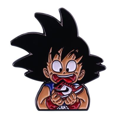 China Dragon Ball Series American Stock Pin Brooch Anime Cartoon Badge for sale