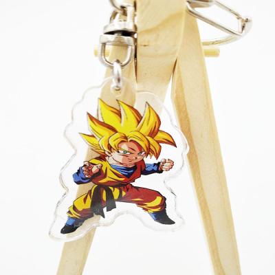 China Gifts Anime Naruto keychains Obito Deidara Sasori Uchiha Itachi Cartoon Acrylic Double Sided Key Chain for sale