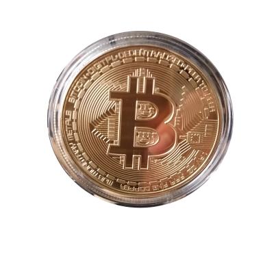 China Europe Wholesale Supply Custom Metal Bitcoin Coins Virtual Commemorative Medal Coins Opens Business Gifts for sale