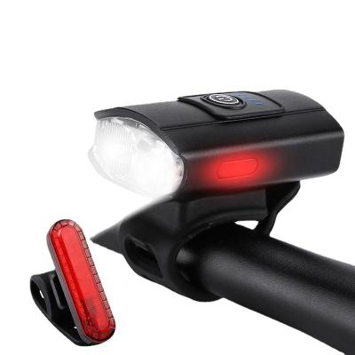 China Super bright aluminum alloy 5 LED headlight, 3 LED taillight, quick bicycle light set for sale