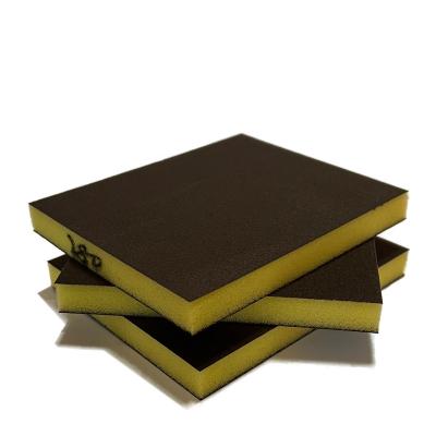 China 120*100*13mm Sponge Foam Pad Aluminum Oxide Sponge Polishing Abrasive Sandpaper for Polishing for sale