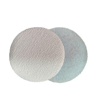 China Automotive Manufacturers White Sandpaper Polishing Disc 4 Inch 100 Mm Automotive Aluminum Oxide Abrasive Disc for sale