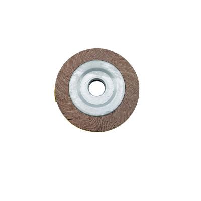 China emery cloth falp wheel 150*25mm sandcloth wheel aluminum oxide polishing wheel for polishing metal for sale