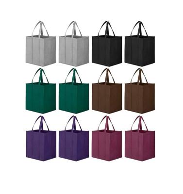 China Business& Factory Buying Wholesale Reusable Nonwoven Fabric Tote Shopping Bag With Custom Logo for sale