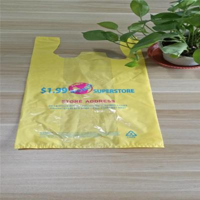 China Manufacturer Biodegradable T-shirt BIODEGRADABLE Bag With Logo For Supermarket for sale