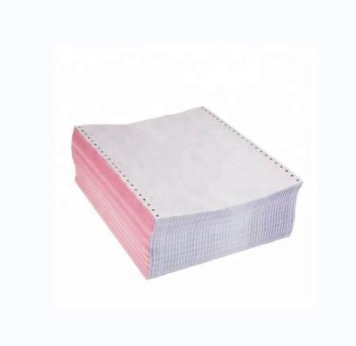 China 100%Wood Pulp Factory Direct Sales Continuous Carbonless Printing Paper Form Copy Invoice Listing for sale