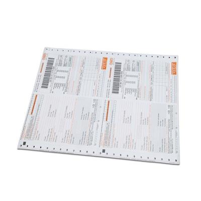 China Carbonless Paper Multiply Factory Wholesale HD Large Capacity Printed Cargo Tracking Barcode Express Packing List for sale