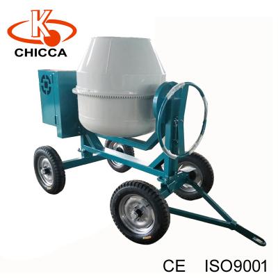 China 350L factory Electrical Concrete Mixers Diesel Gasoline Mobile Mixing price Te koop