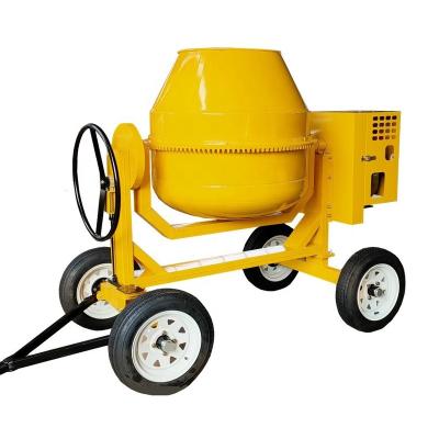 China 400L 4 wheels Diesel Concrete Mixers machine with 6HP engine for sale for sale