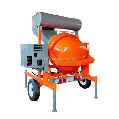 China Small Portable Automatic Concrete Mixer Ladder Hoist With Lift en venta