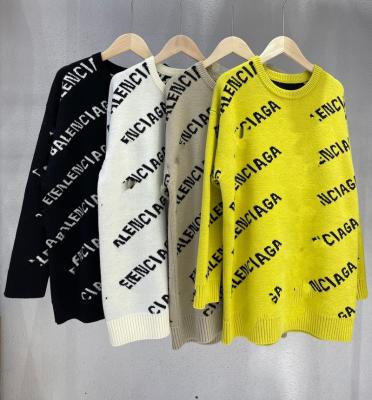 China Anti-wrinkle brand designer luxury high quality letter printing plus size sweater popular famous brand sweater thick hot sale new product for sale