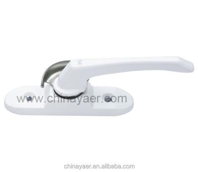 China Modern YE-CL00801R-AA UPVC sliding window handle aluminum window hardware, upvc profile crescent lock for sale