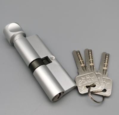 China Modern Silver Aluminum Door Lock Cylinder Aluminum Alloy Door Lock for sale